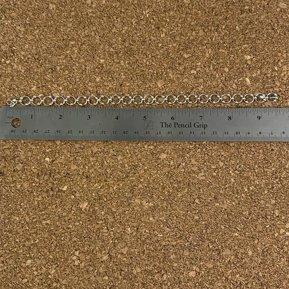 Sterling silver bracelet or anklet